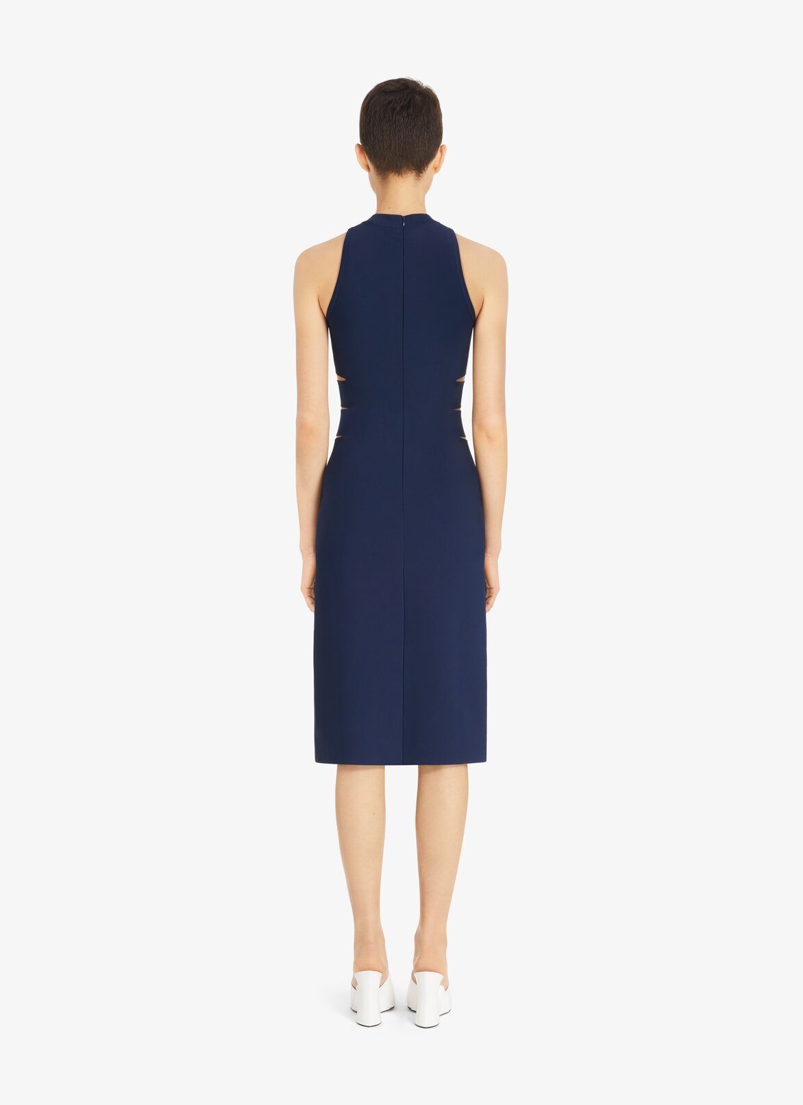 Sleeveless knit tube dress ALAÏA MARINE SLEEVELESS KNIT TUBE DRESS